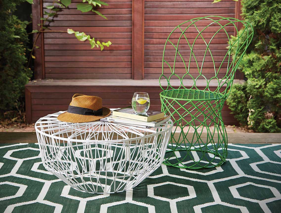 How to style an outdoor room