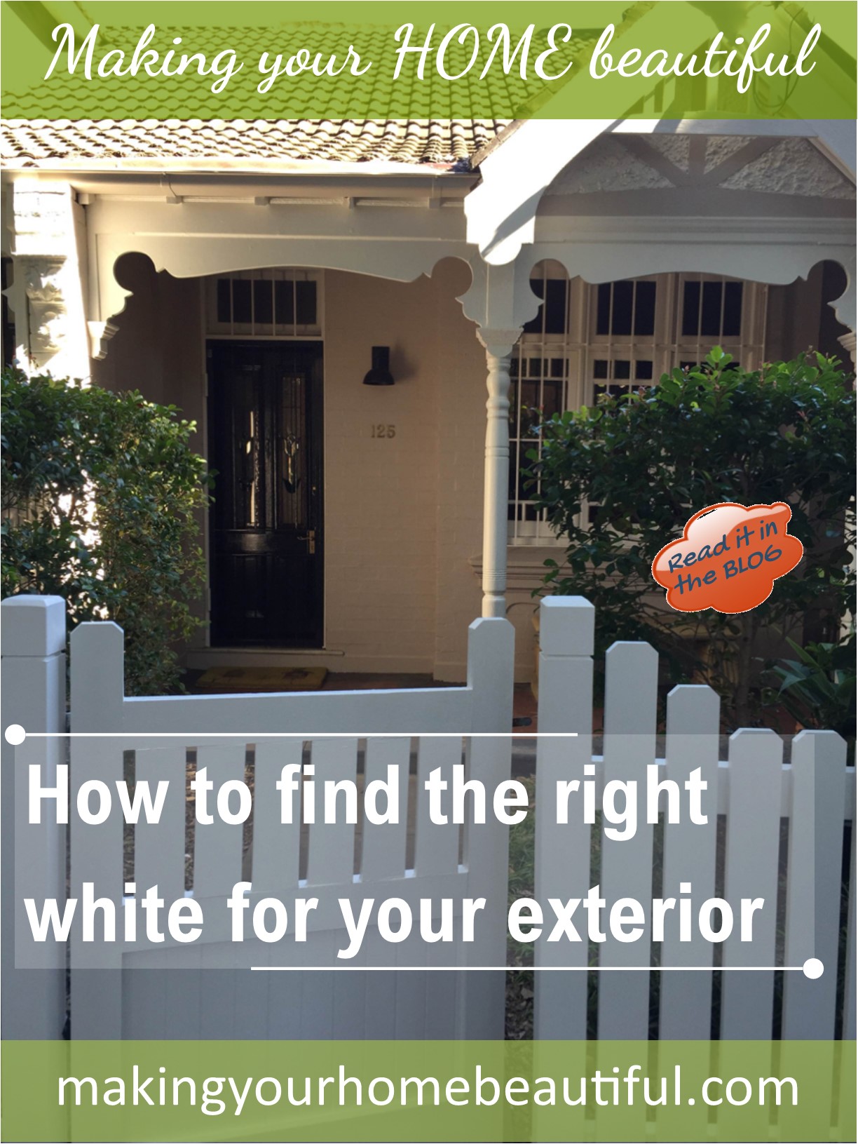 How to find the right white for your exterior