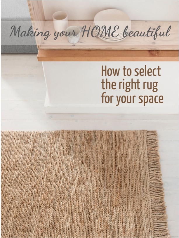 How to select the right rug for your space