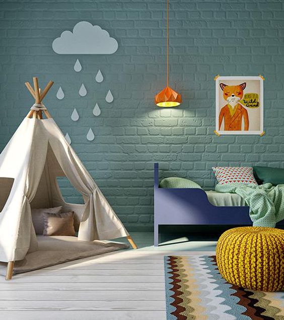 A happy colour palette for a child's bedroom