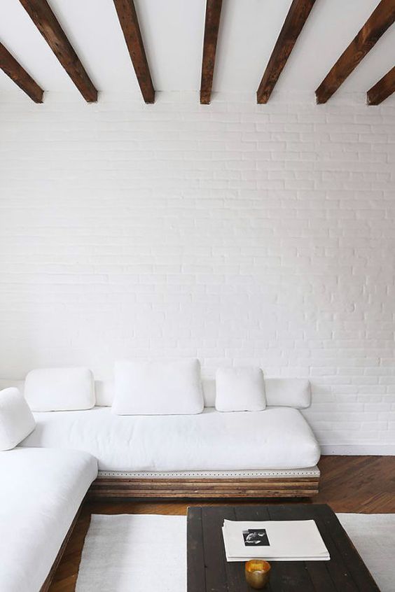 How to Paint an Indoor Stone & Mortar Wall White