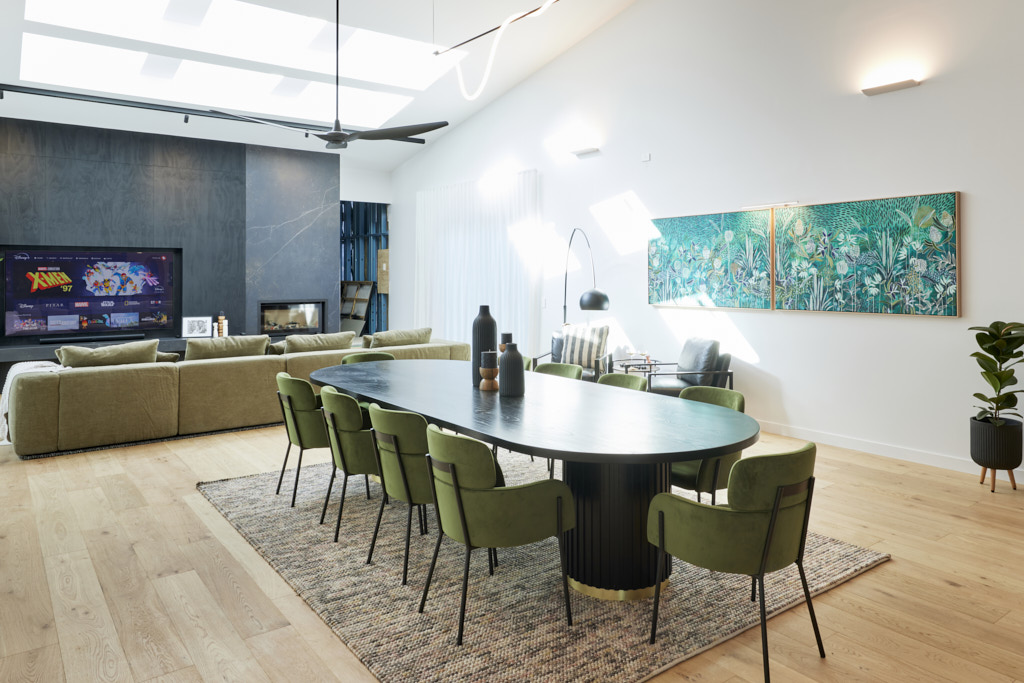 The Block 2024 Living and Dining Room