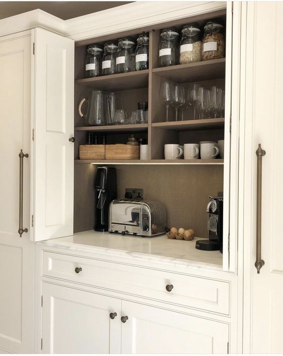 Kitchen appliance cupboard ideas